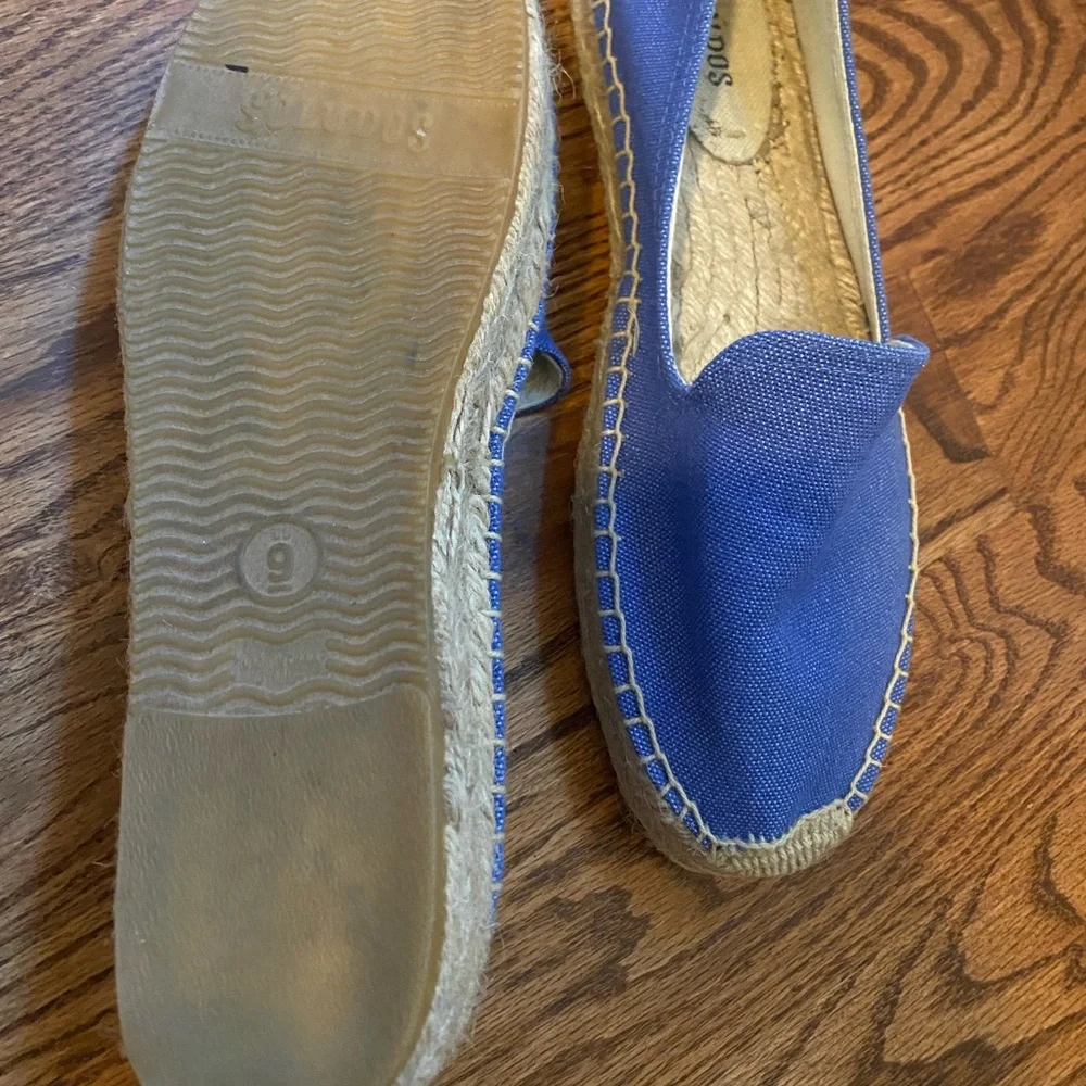 Soludos Blue Canvas Espadrilles
